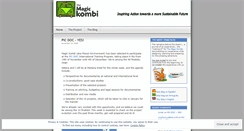 Desktop Screenshot of magickombi.wordpress.com