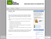 Tablet Screenshot of magickombi.wordpress.com