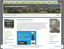 Tablet Screenshot of needlesinthehaystack.wordpress.com