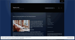 Desktop Screenshot of napkinjnc.wordpress.com