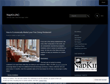 Tablet Screenshot of napkinjnc.wordpress.com