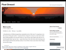 Tablet Screenshot of floatonward.wordpress.com