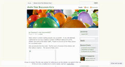 Desktop Screenshot of jojoballoonguy.wordpress.com