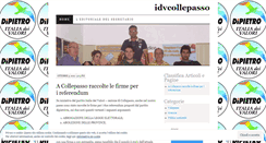 Desktop Screenshot of idvcollepasso.wordpress.com