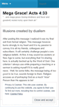 Mobile Screenshot of megagrace.wordpress.com