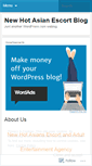 Mobile Screenshot of newhotasianescorts.wordpress.com