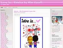 Tablet Screenshot of myloveis.wordpress.com