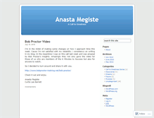 Tablet Screenshot of anastamegiste.wordpress.com