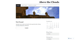 Desktop Screenshot of abovetheclouds.wordpress.com