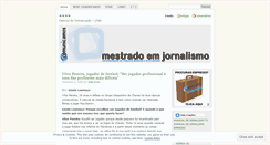 Desktop Screenshot of mestradoemjornalismo.wordpress.com