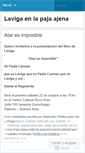 Mobile Screenshot of lavigaenlapajaajena.wordpress.com