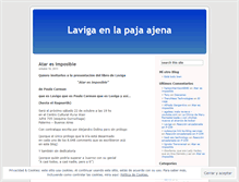 Tablet Screenshot of lavigaenlapajaajena.wordpress.com