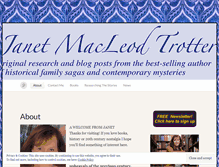 Tablet Screenshot of janetmacleodtrotter.wordpress.com