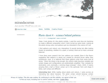 Tablet Screenshot of mirandacurran.wordpress.com