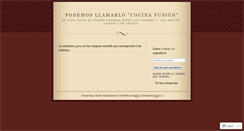 Desktop Screenshot of cocinaespaolaenmexico.wordpress.com