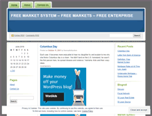 Tablet Screenshot of freemarketsystem.wordpress.com