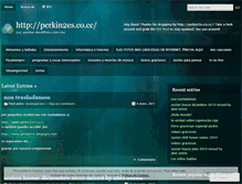 Tablet Screenshot of perkin2es.wordpress.com