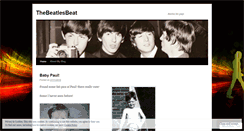 Desktop Screenshot of georgeandpaulbeatles.wordpress.com