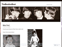 Tablet Screenshot of georgeandpaulbeatles.wordpress.com