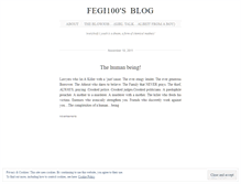 Tablet Screenshot of fegi100.wordpress.com