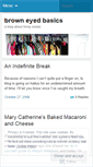 Mobile Screenshot of browneyedbasics.wordpress.com