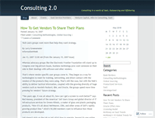 Tablet Screenshot of consulting20.wordpress.com