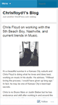 Mobile Screenshot of chrisfloyd1.wordpress.com