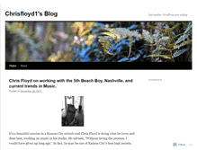 Tablet Screenshot of chrisfloyd1.wordpress.com