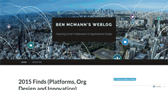 Desktop Screenshot of benmcmann.wordpress.com