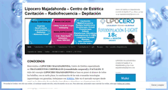 Desktop Screenshot of lipoceromajadahonda.wordpress.com