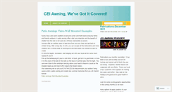 Desktop Screenshot of ceiawning.wordpress.com