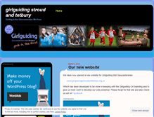 Tablet Screenshot of girlguidingstroudandtetbury.wordpress.com