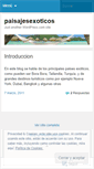 Mobile Screenshot of paisajesexoticos.wordpress.com