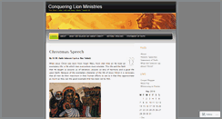 Desktop Screenshot of conqueringlion.wordpress.com