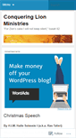 Mobile Screenshot of conqueringlion.wordpress.com