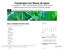 Tablet Screenshot of fisioonline.wordpress.com