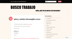 Desktop Screenshot of buscountrabajo.wordpress.com