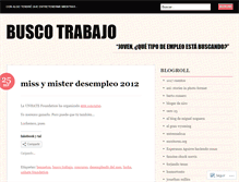 Tablet Screenshot of buscountrabajo.wordpress.com