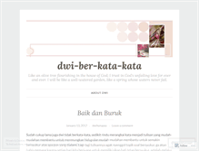 Tablet Screenshot of dwihutapea.wordpress.com