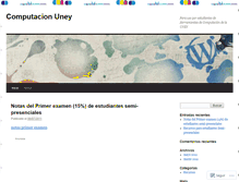 Tablet Screenshot of computacionuney.wordpress.com