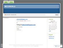 Tablet Screenshot of mechworld.wordpress.com