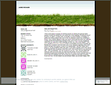 Tablet Screenshot of jamesrichard.wordpress.com
