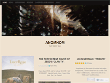 Tablet Screenshot of anomnom.wordpress.com