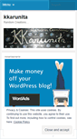 Mobile Screenshot of kkarunita.wordpress.com