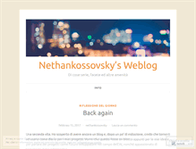 Tablet Screenshot of nethankossovsky.wordpress.com