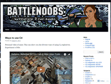 Tablet Screenshot of battlenoobs.wordpress.com