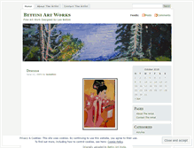 Tablet Screenshot of bettiniartworks.wordpress.com