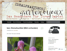 Tablet Screenshot of gartenbijoux.wordpress.com