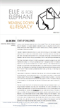Mobile Screenshot of elleisforelephant.wordpress.com