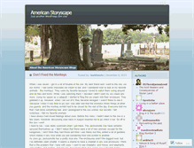 Tablet Screenshot of americanstoryscape.wordpress.com